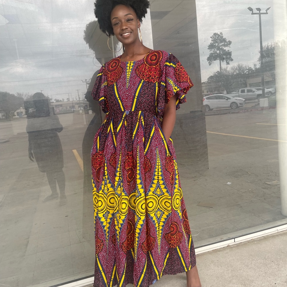 African clothing for women Ankara long dress